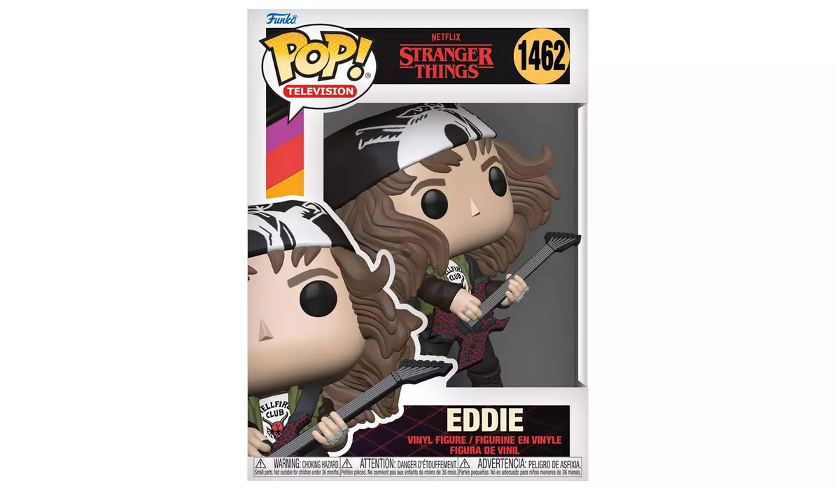 Funko POP Hunter Eddie with Guitar Figure