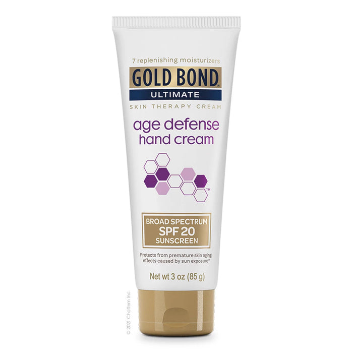 Gold Bond Ultimate Hand Cream, Age Defence, 3oz Tube