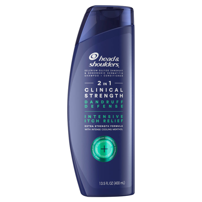 Head & Shoulders Dandruff 2 in 1 Shampoo, Clinical Itch Relief 13.5 oz