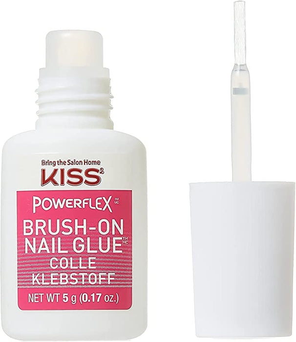 Kiss Powerflex-Brush-on Glue,  0.17 Ounce