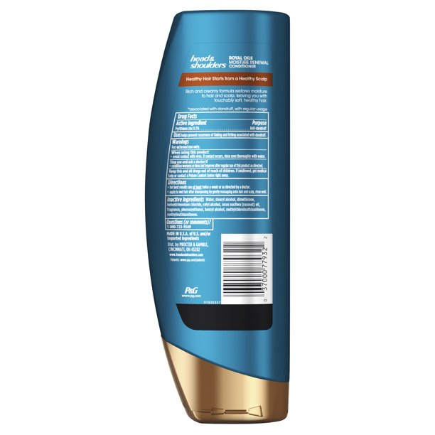 Head and Shoulders Royal Oils Conditioner, Moisture Renew, 13.5 fl oz