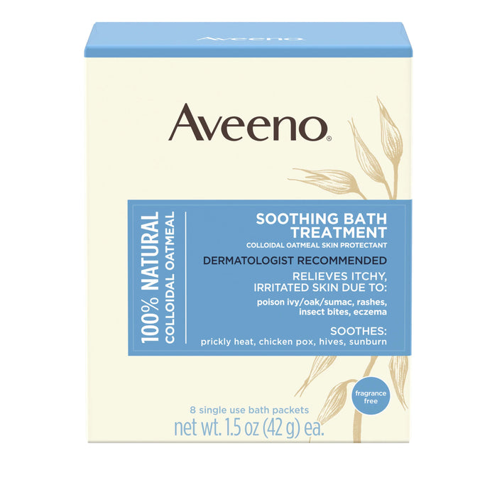 Aveeno Soothing Bath Treatment with Natural Colloidal Oatmeal, 8 ct.