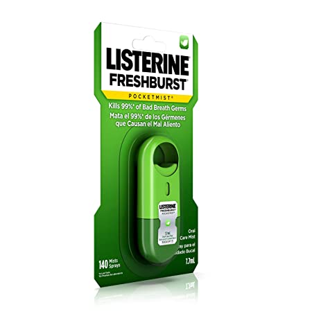 Listerine Freshburst Pocketmist Fresh Breath Spray Mist, 7.7 mL