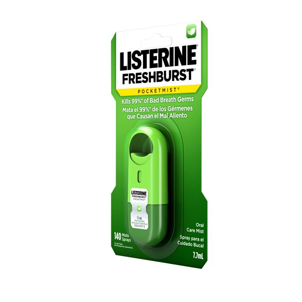 Listerine Freshburst Pocketmist Fresh Breath Spray Mist, 7.7 mL