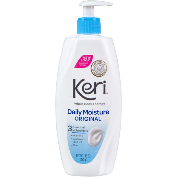 Keri Daily Dry Skin Therapy Moisture Original Body Lotion, 15 Oz