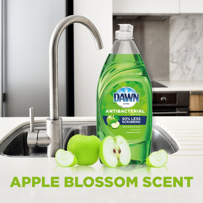 Dawn Ultra Antibacterial Liquid Dish Soap, Apple and Blossom Scent, 19.4 Fluid Ounce