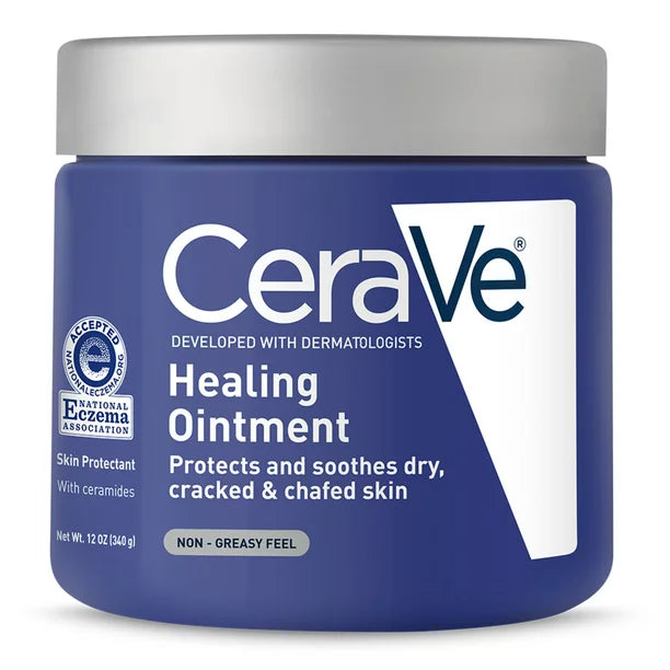 CeraVe Healing Ointment, Protects and Soothes Cracked Skin 12 oz