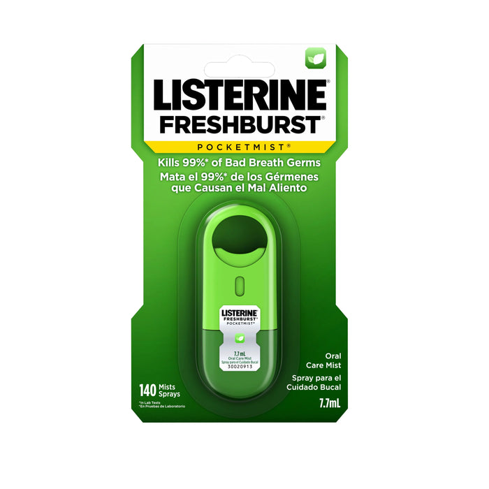 Listerine Freshburst Pocketmist Fresh Breath Spray Mist, 7.7 mL