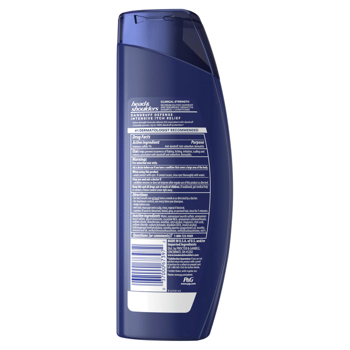 Head & Shoulders Dandruff 2 in 1 Shampoo, Clinical Itch Relief 13.5 oz