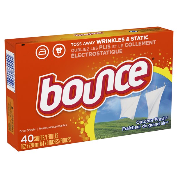 Bounce Dryer Sheets, Outdoor Fresh, 40 Count