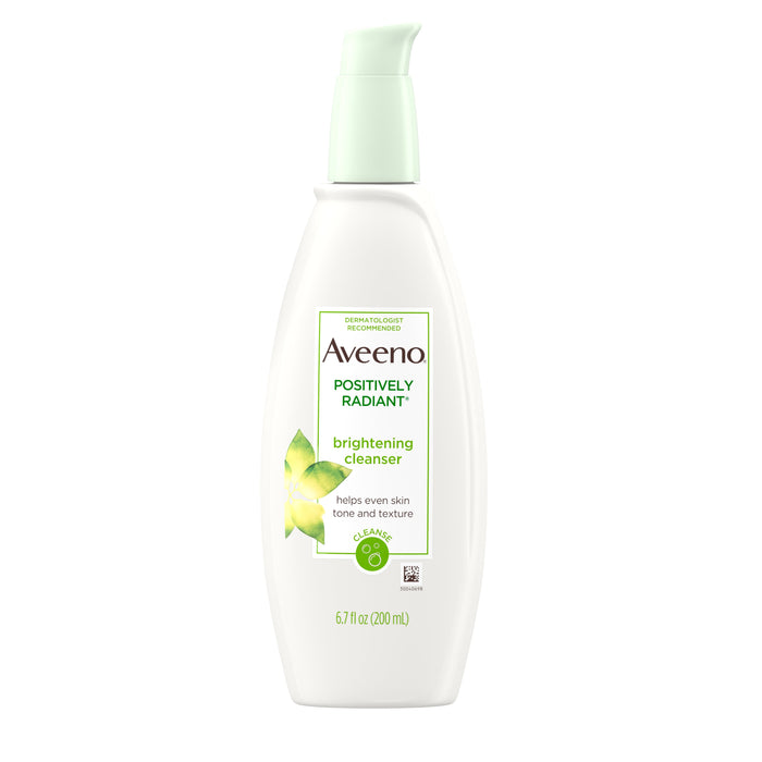 Aveeno Positively Radiant Brightening Facial Cleanser, 6.7 fl oz