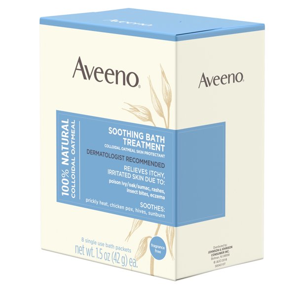 Aveeno Soothing Bath Treatment with Natural Colloidal Oatmeal, 8 ct.