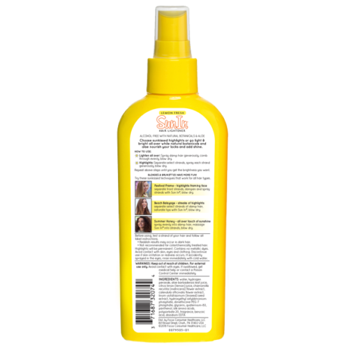 Sun In Hair Lightener Shine Enhancing Spray, Lemon  4.7 oz